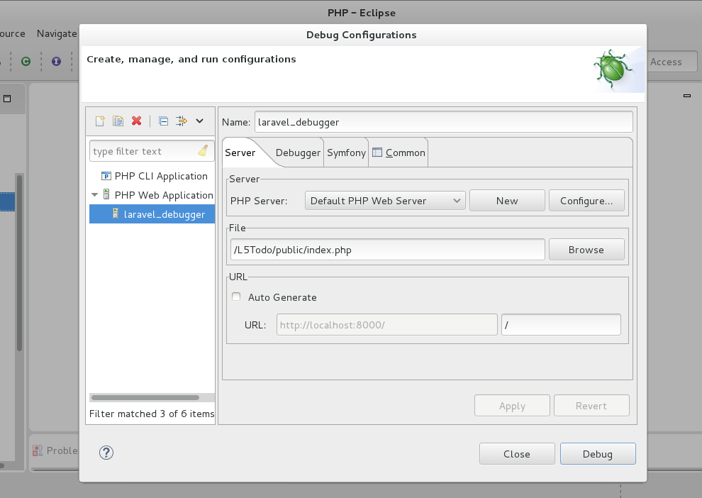 Eclipse ( Luna ) XDebug configuration – Programmer's Diary